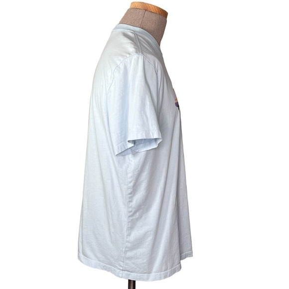 Cremieux Men’s Light Blue T-Shirt with Buffalo with Sunrise Print XL - Picture 3 of 8